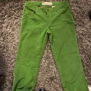 Vintage green corduroy pants
